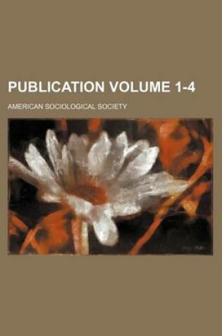 Cover of Publication Volume 1-4