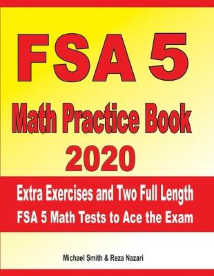 Book cover for FSA 5 Math Practice Book 2020