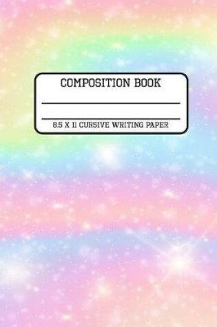 Cover of Composition Book Cursive Writing Paper