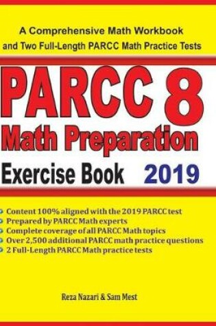 Cover of PARCC 8 Math Preparation Exercise Book