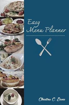 Book cover for Easy menu planner