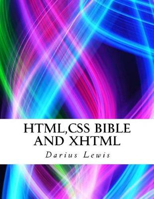 Book cover for HTML, CSS Bible and XHTML