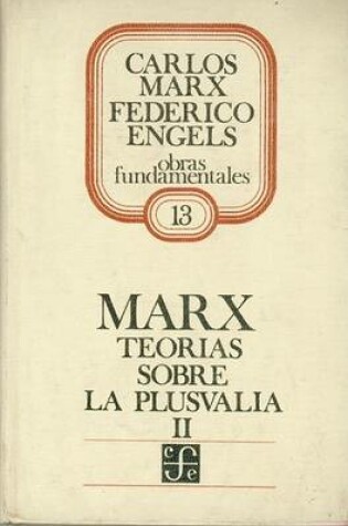 Cover of Teorias Sobre La Plusvalia II
