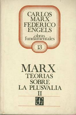 Book cover for Teorias Sobre La Plusvalia II