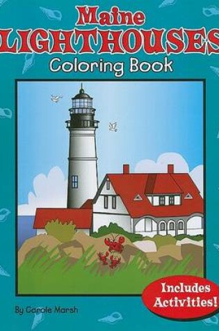 Cover of Maine Lighthouses Coloring Book