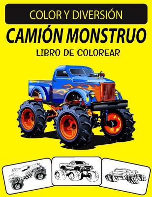 Book cover for Camión Monstruo Libro de Colorear