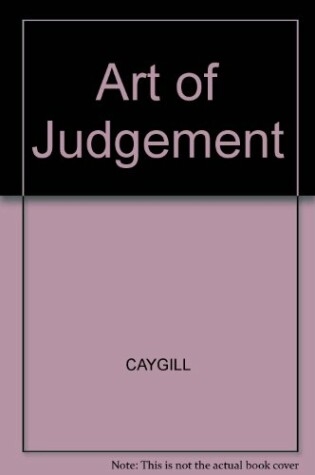 Cover of Art of Judgement