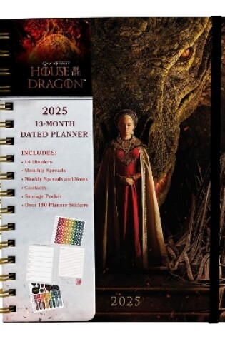 Cover of 2025 House of the Dragon 13-Month Weekly Planner