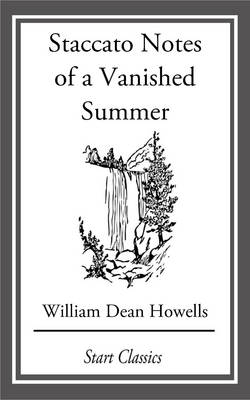 Book cover for Staccato Notes of a Vanished Summer