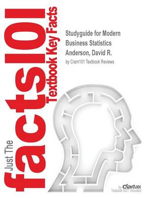 Book cover for Studyguide for Modern Business Statistics by Anderson, David R., ISBN 9781305615922