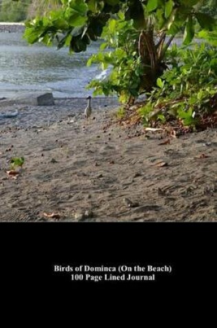 Cover of Birds of Dominca (on the Beach) 100 Page Lined Journal