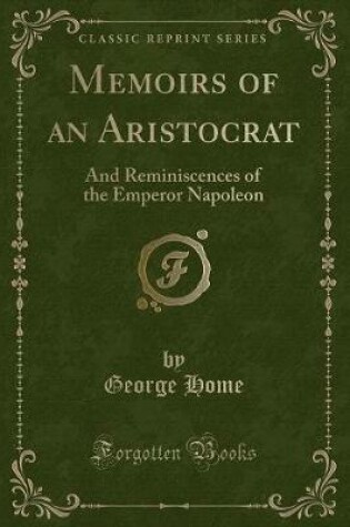 Cover of Memoirs of an Aristocrat