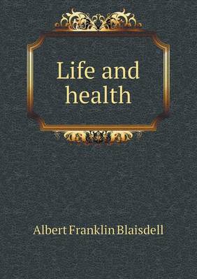 Book cover for Life and Health