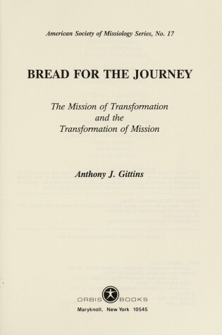 Cover of Bread for the Journey