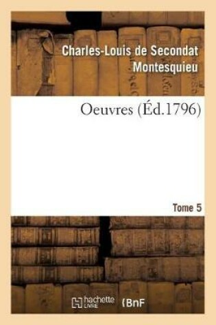 Cover of Oeuvres. Tome 5