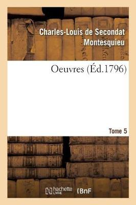 Book cover for Oeuvres. Tome 5