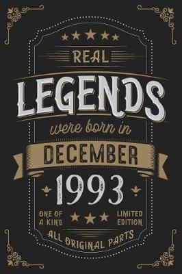 Book cover for Real Legends were born in December 1993