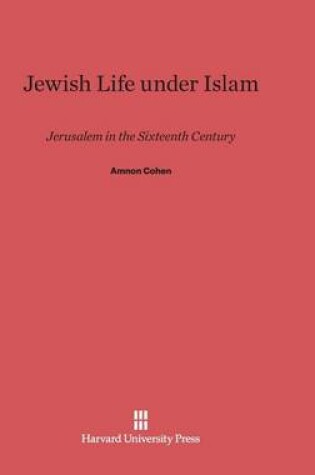 Cover of Jewish Life Under Islam