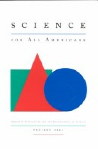 Cover of Science for All Americans