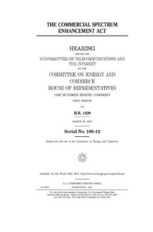 Cover of The Commercial Spectrum Enhancement Act
