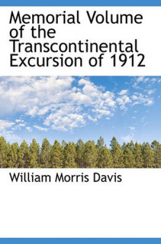 Cover of Memorial Volume of the Transcontinental Excursion of 1912