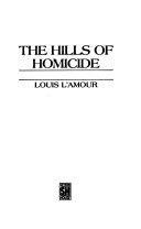 Book cover for The Hills of Homicide