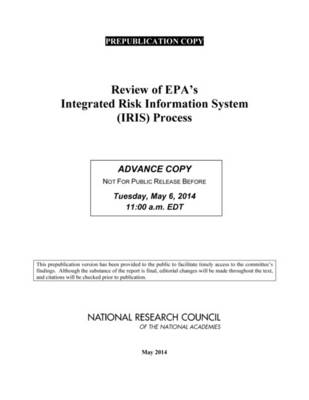 Book cover for Review of EPA's Integrated Risk Information System (IRIS) Process