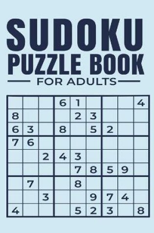 Cover of Sudoku Puzzle Book for Adults