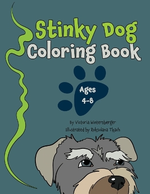 Book cover for Stinky Dog Coloring Book