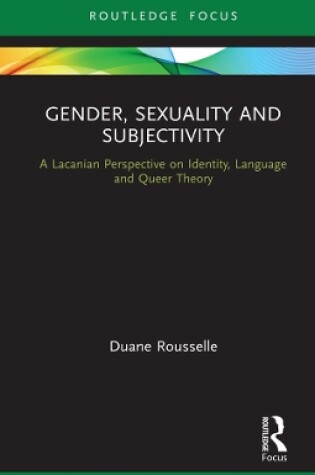 Cover of Gender, Sexuality and Subjectivity