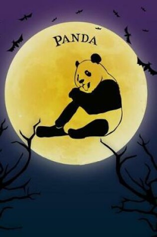 Cover of Panda Bear Notebook Halloween Journal
