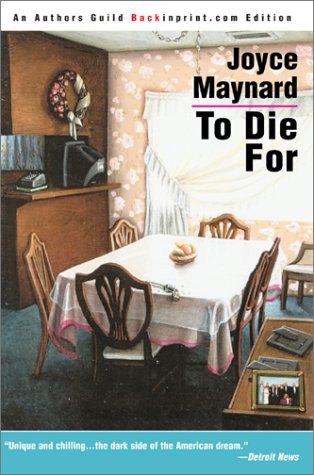 Book cover for To Die for