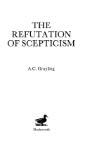 Book cover for Refutation of Scepticism