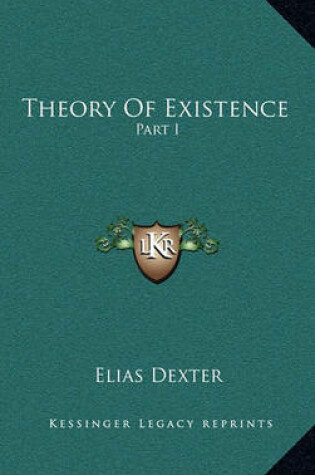 Cover of Theory of Existence