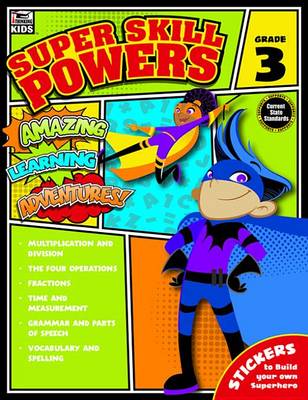 Book cover for Super Skill Powers, Grade 3