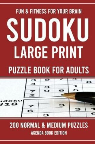 Cover of Sudoku Large Print Puzzle Book for Adults