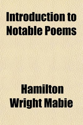 Book cover for Introduction to Notable Poems