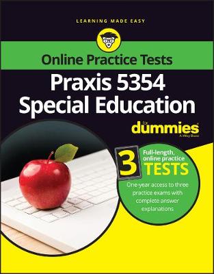 Book cover for Praxis 5354 Special Education For Dummies