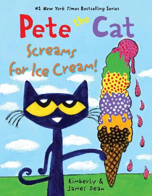 Book cover for Pete the Cat Screams for Ice Cream!