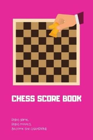 Cover of Chess Score Book Gift for her