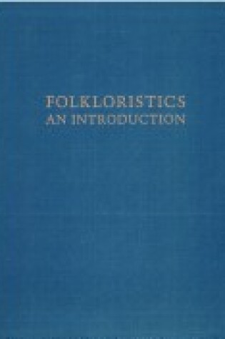 Cover of Folkloristics