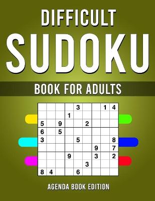 Book cover for Difficult Sudoku Book for Adults