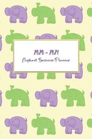 Cover of 2020-2021 Elephant Business Planner