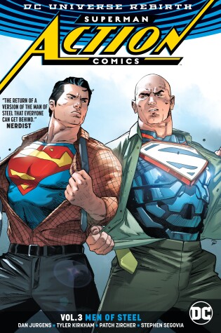 Cover of Superman: Action Comics Vol. 3: Men of Steel (Rebirth)