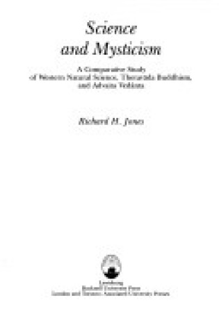 Cover of Science and Mysticism