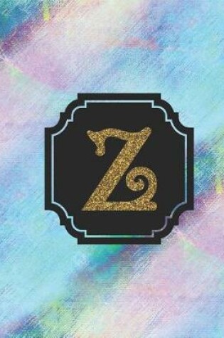 Cover of Letter Z Monogram Notebook