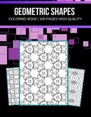 Book cover for Geometric shapes coloring book