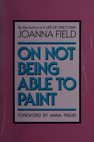 Cover of On Not Being Able to Paint