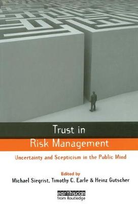 Book cover for Trust in Risk Management