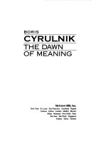 Cover of Dawn of Meaning